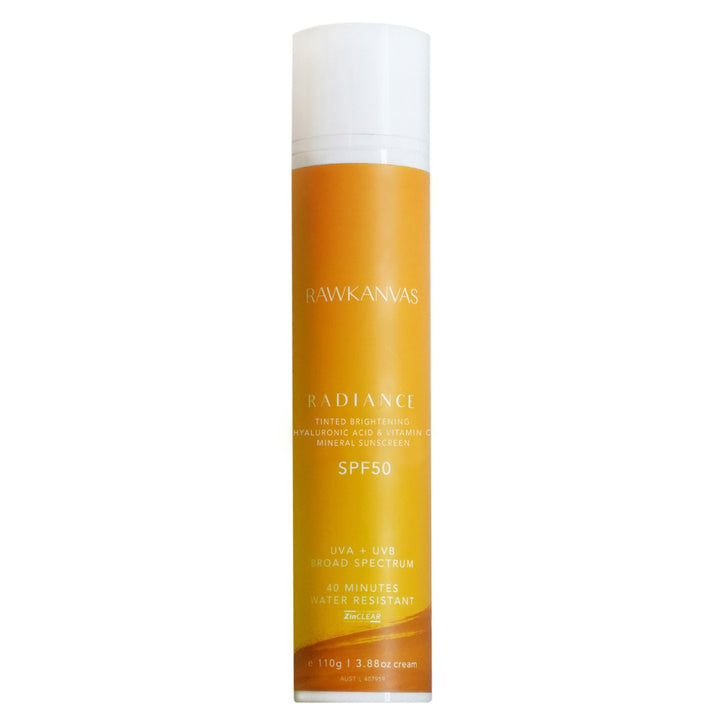 Radiance: Tinted Brightening Hyaluronic Acid & Vitamin C Mineral Sunscreen SPF50