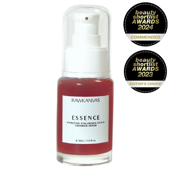 Essence: Hydrating Hyaluronic Acid & Ceramide Serum - RAWKANVAS