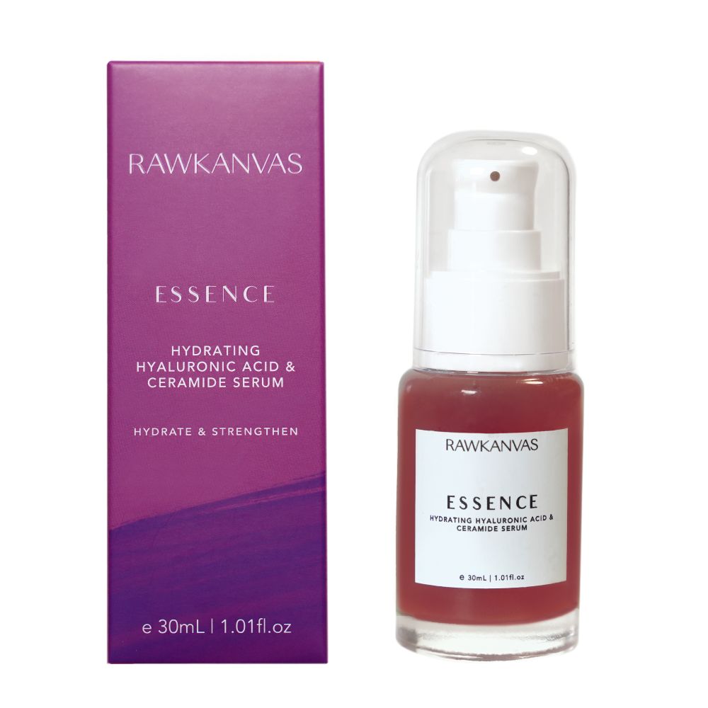 Essence: Hydrating Hyaluronic Acid & Ceramide Serum - RAWKANVAS