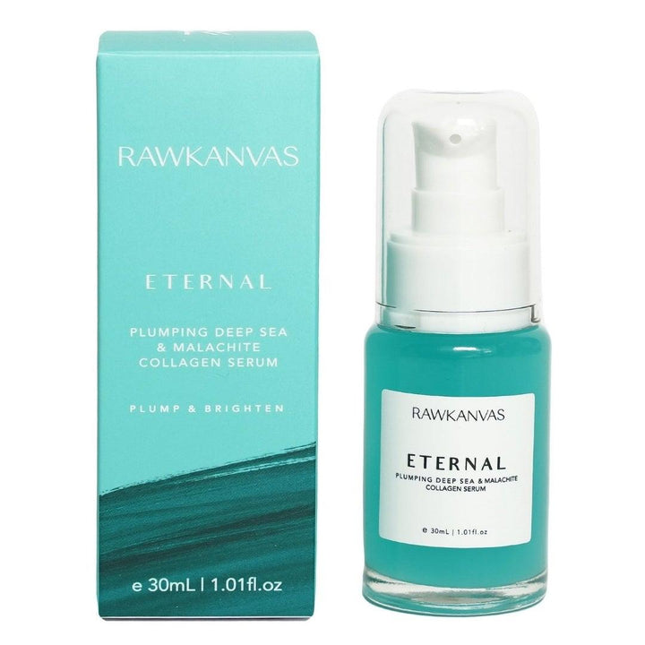 Eternal: Plumping Plant Collagen & Malachite Serum - RAWKANVAS