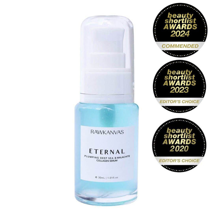 Eternal: Plumping Plant Collagen & Malachite Serum - RAWKANVAS