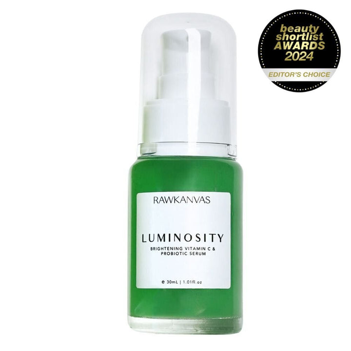 Luminosity: Vitamin C & Probiotic Serum Brighten & Soothe l RAWKANVAS