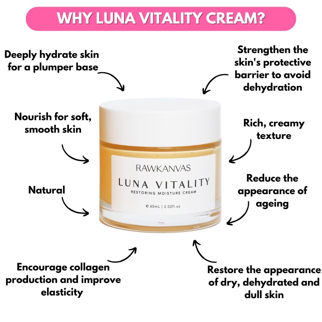 Luna Vitality: Restoring Moisture Cream - RAWKANVAS